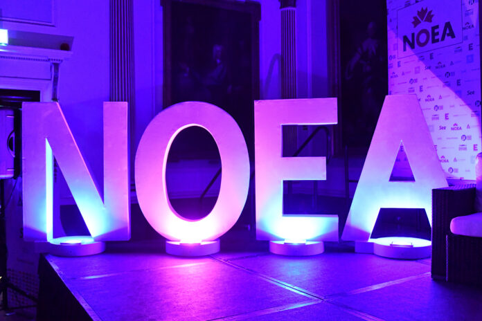 The NOEA awards which took place at the Pump Rooms and the Roman Baths in Bath on the 27th November 2019