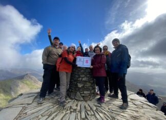 30 EUSTON SQUARE TEAM TAKES ON SNOWDON TO RAISE FUNDS FOR HOTEL SCHOOL